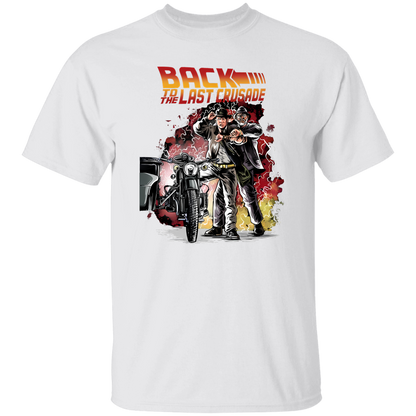 G500 5.3 oz. T-Shirt Back To The Last Crusade Indiana Jones T-Shirt