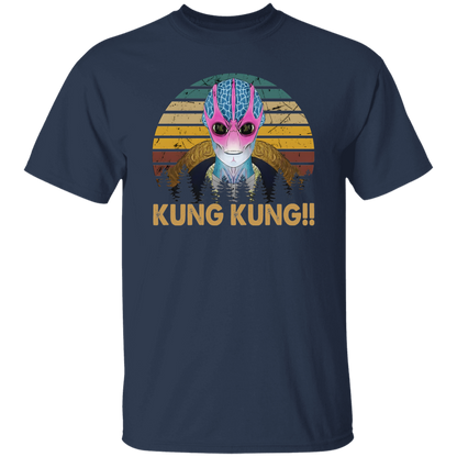 Vintage Kung Kung Resident Alien Design Vintage T-Shirt