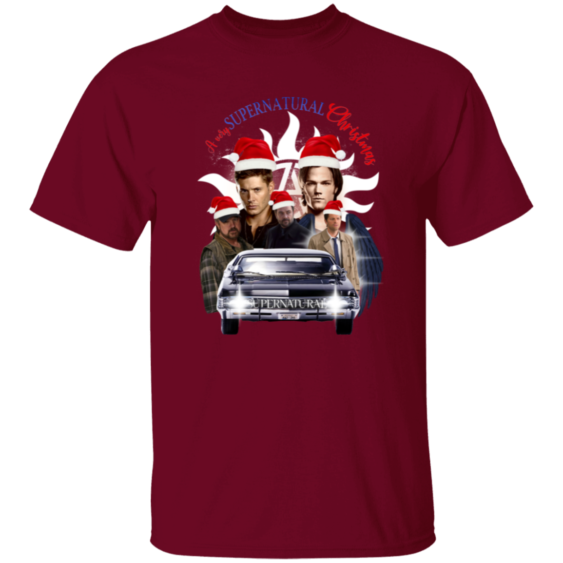 A Very Supernatural Christmas Unisex T-Shirt - lucy - 89559640