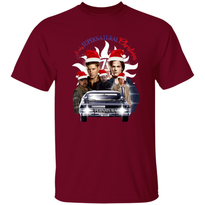 A Very Supernatural Christmas Unisex T-Shirt - lucy - 89559640