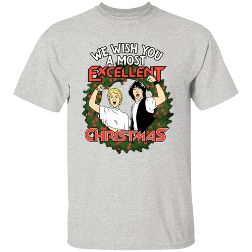 We Wish You A Most Excellent Bill And Ted Christmas Unisex  T-Shirt - maria