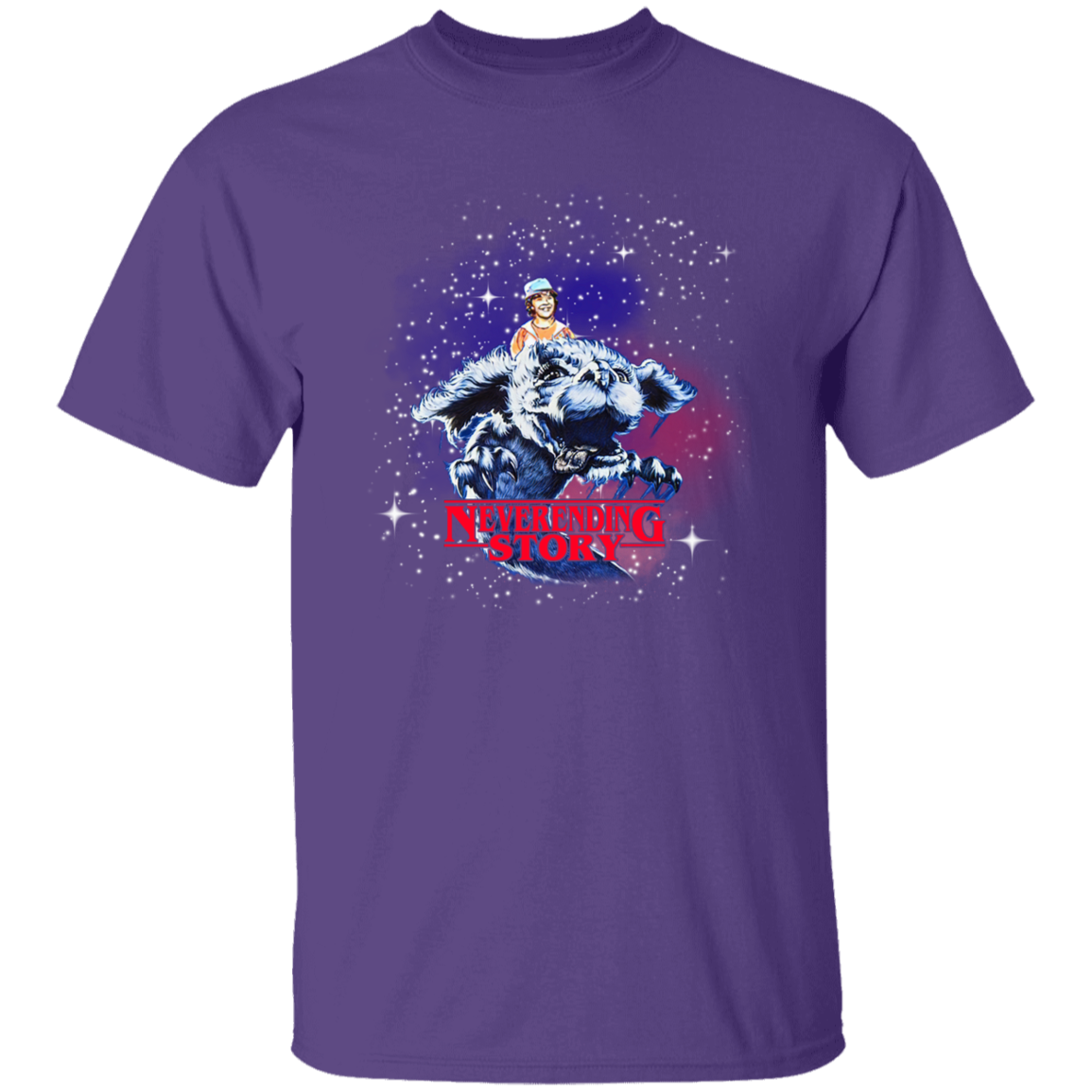 Stranger Things Dustin Neverending Story Vintage T-Shirt