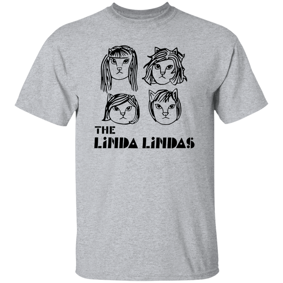 G500 5.3 oz. T-Shirt The Linda Lindas Cats Shirt - WS17062424