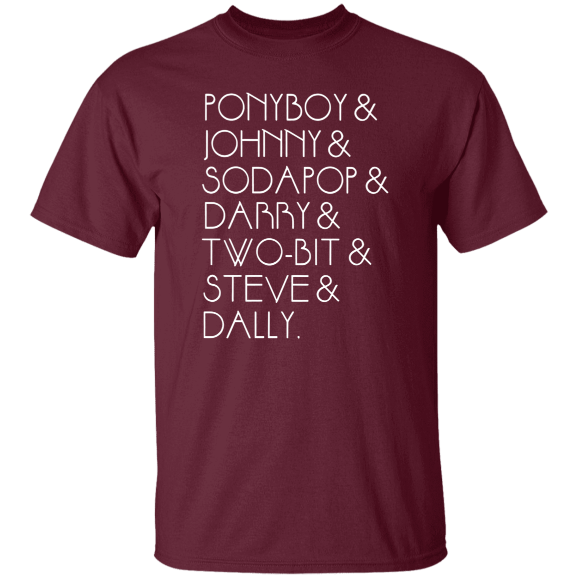 The Outsiders Shirt Characters Funny Literature Teacher Vintage T-Shirt