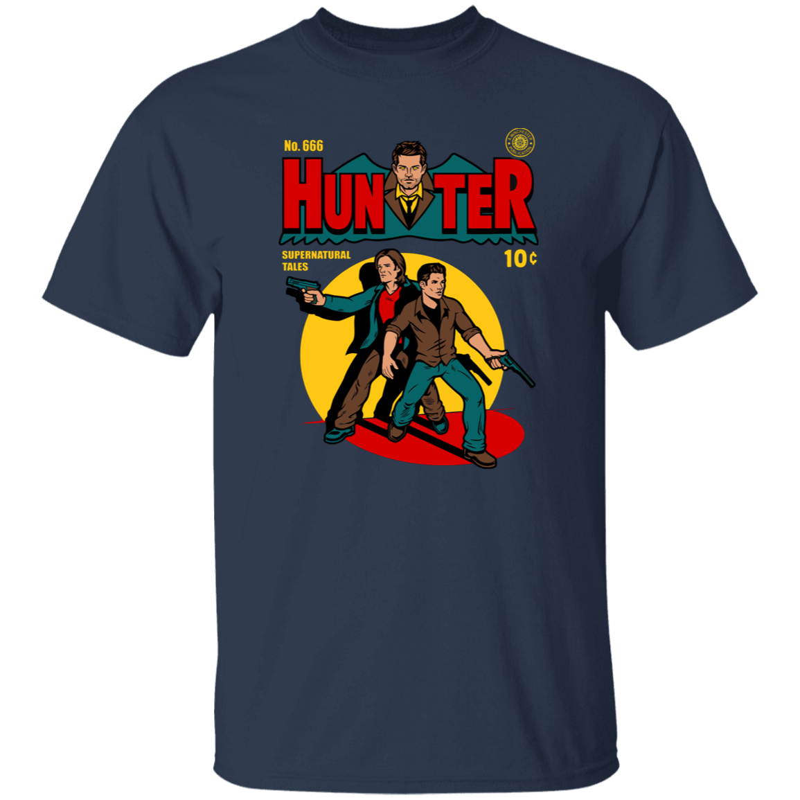No 666 Hunter Comic Supernatural Tales T-Shirt - lucy - 89559640