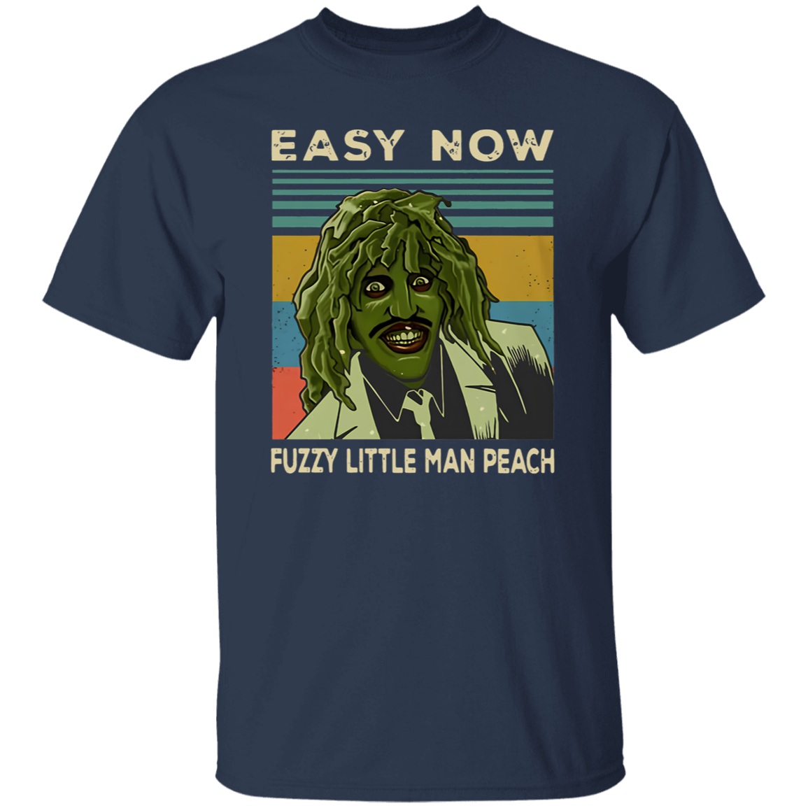 Old Gregg Easy Now Fuzzy Little Man Peach The Mighty Boosh Vintage T-Shirt - leleart