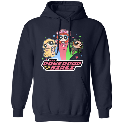 Powerpop Girls Gildan Pullover Hoodie - ID30082412