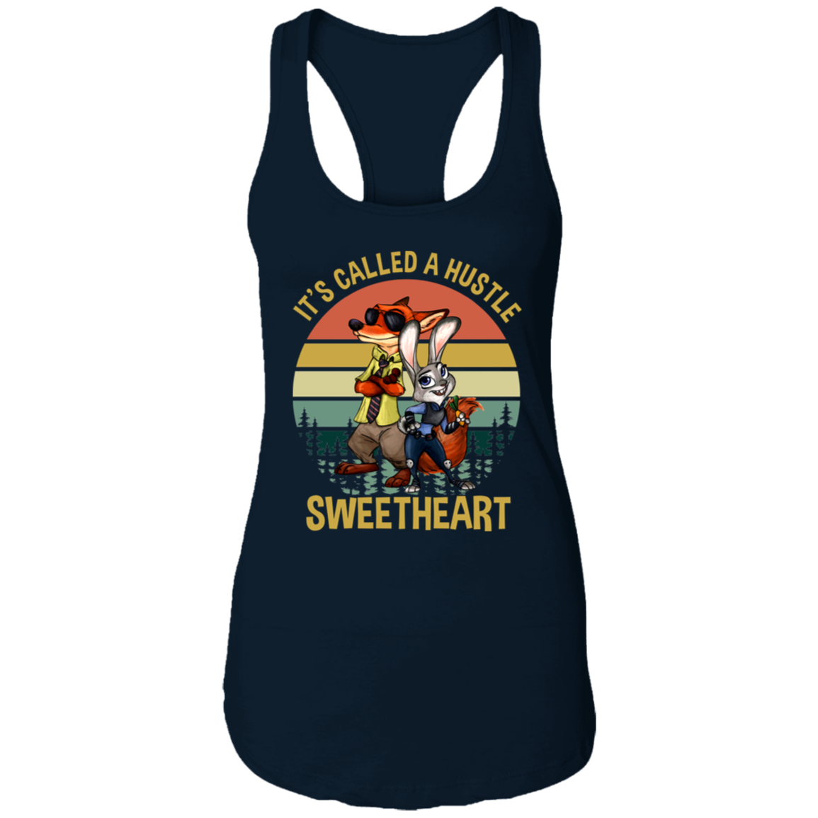 It's Called A Hustle Sweetheart Vintage T-Shirt - NL1533 Ladies Ideal Racerback Tank