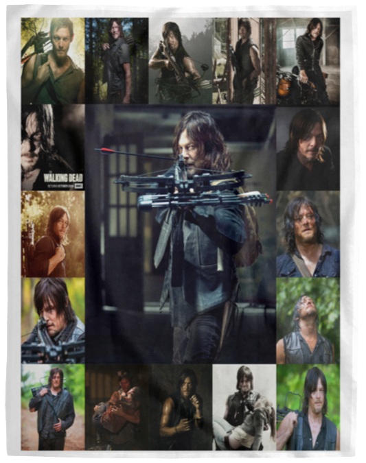 Daryl Dixon Movie Show Fleece Blanket, Premium Sherpa Blanket, Daryl Dixon BlanketVPL Cozy Plush Fleece Blanket - 60x80