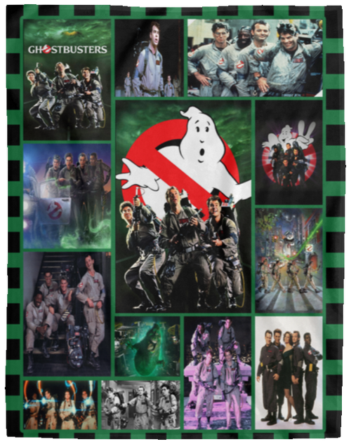 Ghostbuster Movie Fleece Blanket, Premium Sherpa Blanket, Ghostbuster Blanket, Ghostbuster Movie Quilt, Supernatural Comedy Film	VPL Cozy Plush Fleece Blanket - 60x80