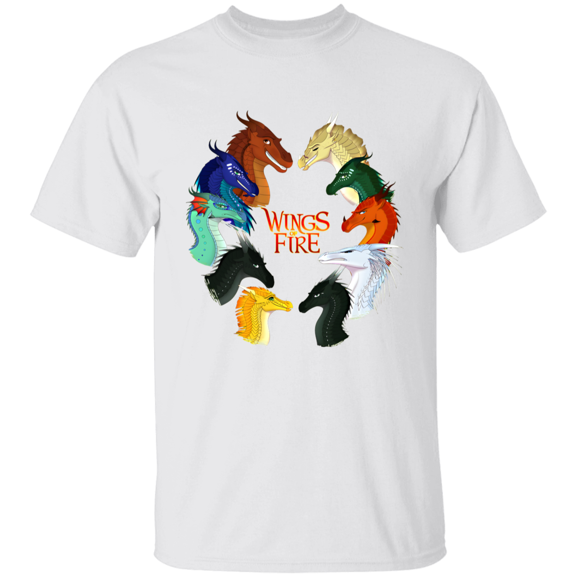 Dragons Wings Fire G500B Youth 5.3 oz 100% Cotton T-Shirt - jasmine