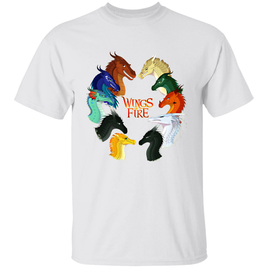 Dragons Wings Fire G500B Youth 5.3 oz 100% Cotton T-Shirt - jasmine