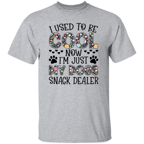 Used To Be Cool Now I’m Just My Dogs Snack Dealer Vintage T-Shirt, Dog Shirt, Dog Lovers Shirt, Gift Tee For You And Your Family G500 5.3 oz. T-Shirt