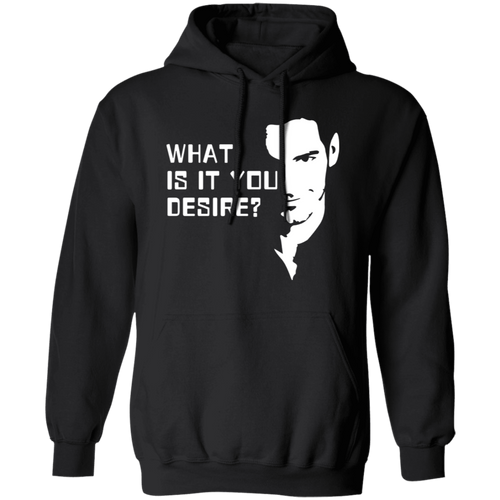 Lucifer Morningstar What Is It You Desire Vintage Pullover Hoodie