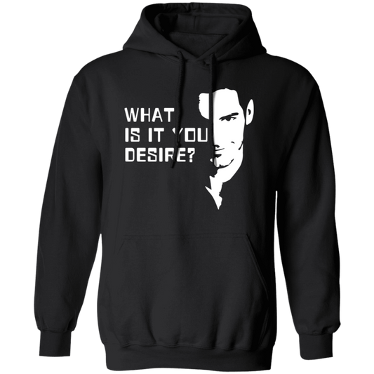 Lucifer Morningstar What Is It You Desire Vintage Pullover Hoodie