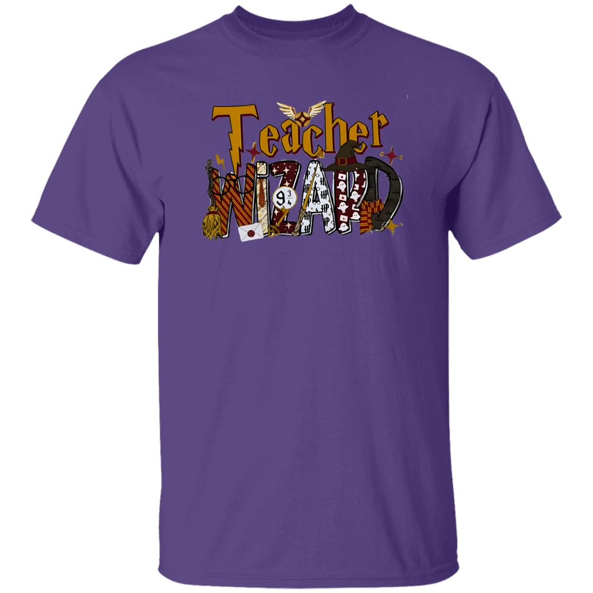 Teachr Wizard Magic School Vintage  T-Shirt