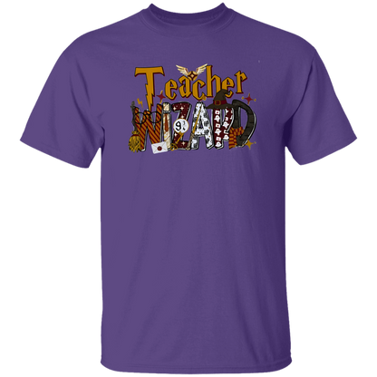 Teachr Wizard Magic School Vintage  T-Shirt
