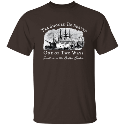 Tea Should Be Served One Of Two Ways Teacher Vintage Unisex  T-Shirt - letter