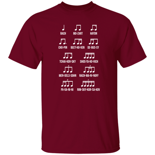 Composer Rhythm Music Teacher T-Shirt, Music Shirt, Music Teacher Shirt, Cute Teacher Shirt, Composer Shirt, Musicians Shirt
