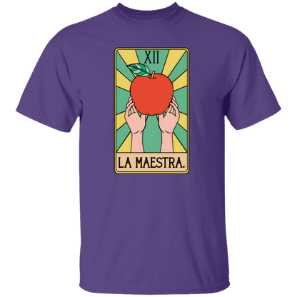 Spanish Teacher La Maestra Tarot Card Teacher T-Shirt