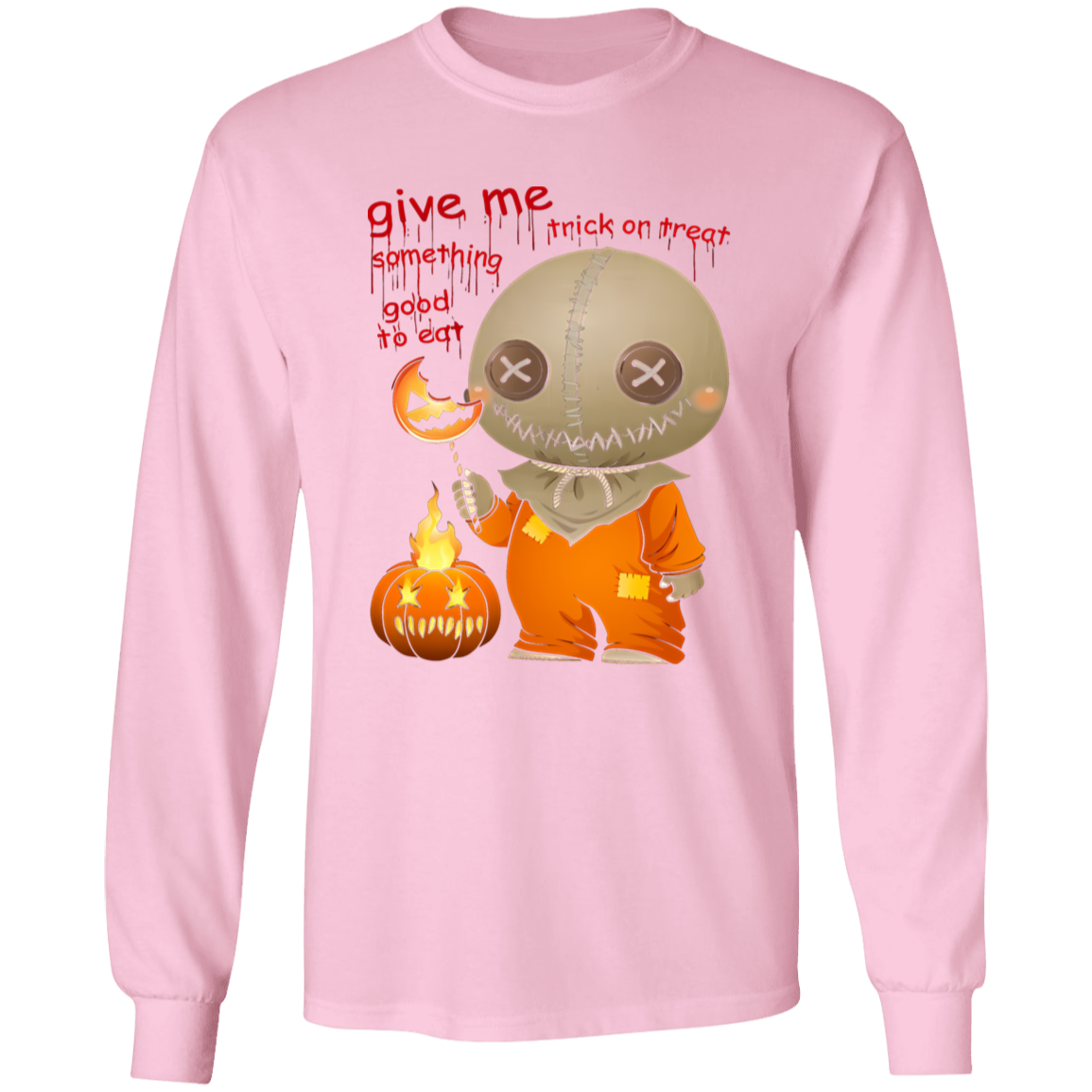 G540 LS T-Shirt 5.3 oz. Give Me Some Thing Good To Ear Sam Trick Or Treat Unisex T-Shirt