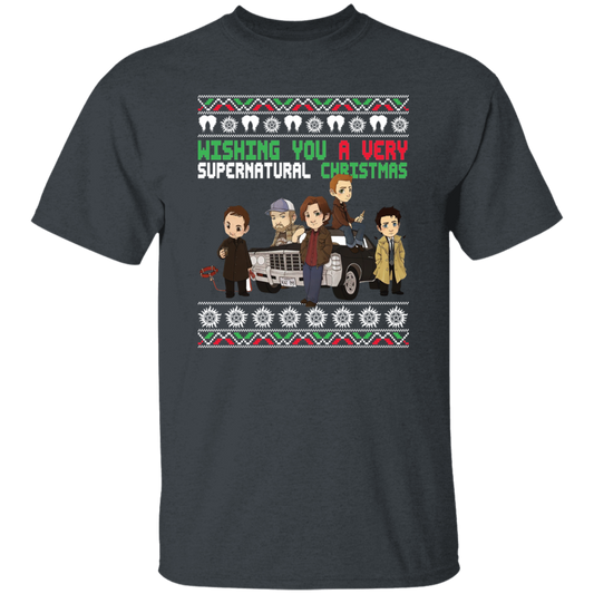 Wishing You A Very Supernatural Christmas T-Shirt