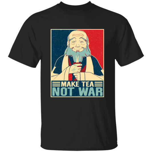 Make Tea Not War Uncle Iroh Vintage T-Shirt, Uncle Iroh Shirt, Gift Tee For You And Your FriendsG500B Youth 5.3 oz 100% Cotton T-Shirt