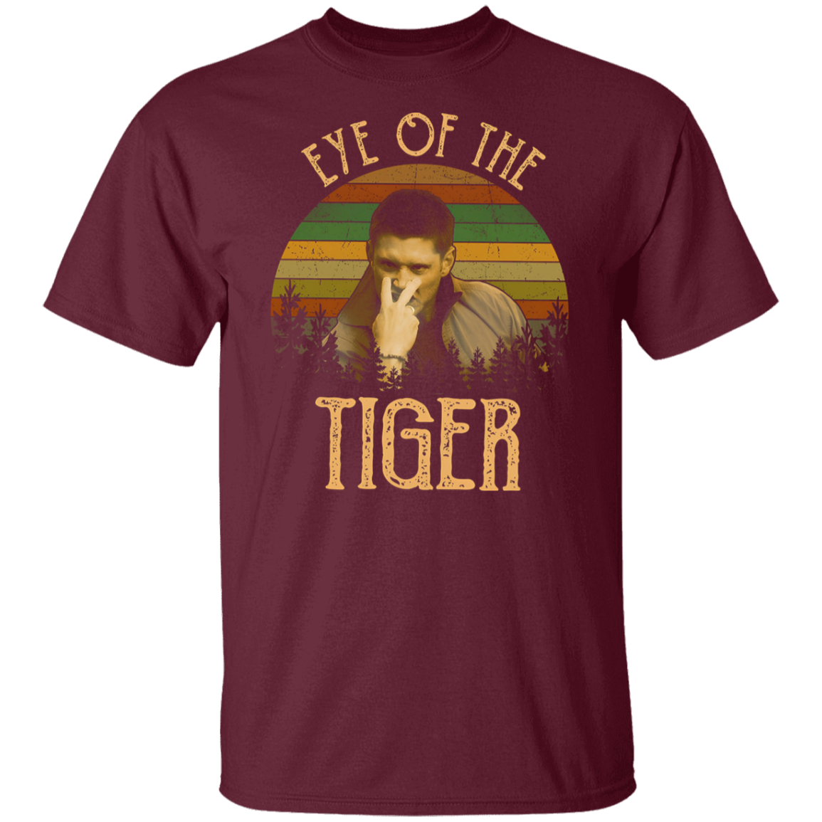 Dean Winchester Eye of The Tiger Vintage T-Shirt