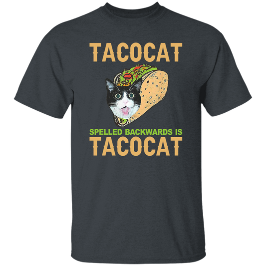 Food Tacocat Spelled Backwards Is Tacocat Funny Cat Lovers Unisex T-Shirt - lucy - 91432514
