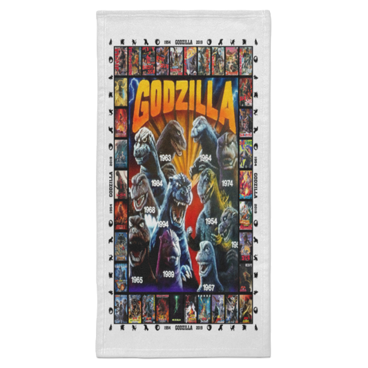 Godzilla All Version Fleece Blanket, Premium Sherpa Blanket, Monster Blanket, Godzilla Vs Kong Blanket, Godzilla Movie Blanket	S6HATL Towel - 15x30