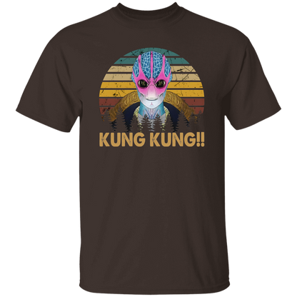 Vintage Kung Kung Resident Alien Design Vintage T-Shirt