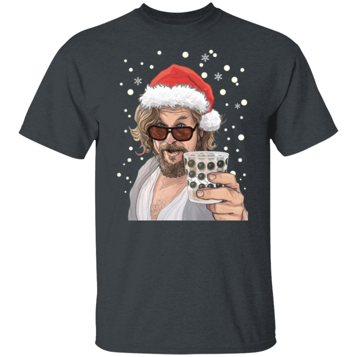 The Big Lebowski Dude Christmas Vintage Unisex  T-Shirt - lucy - 96180146