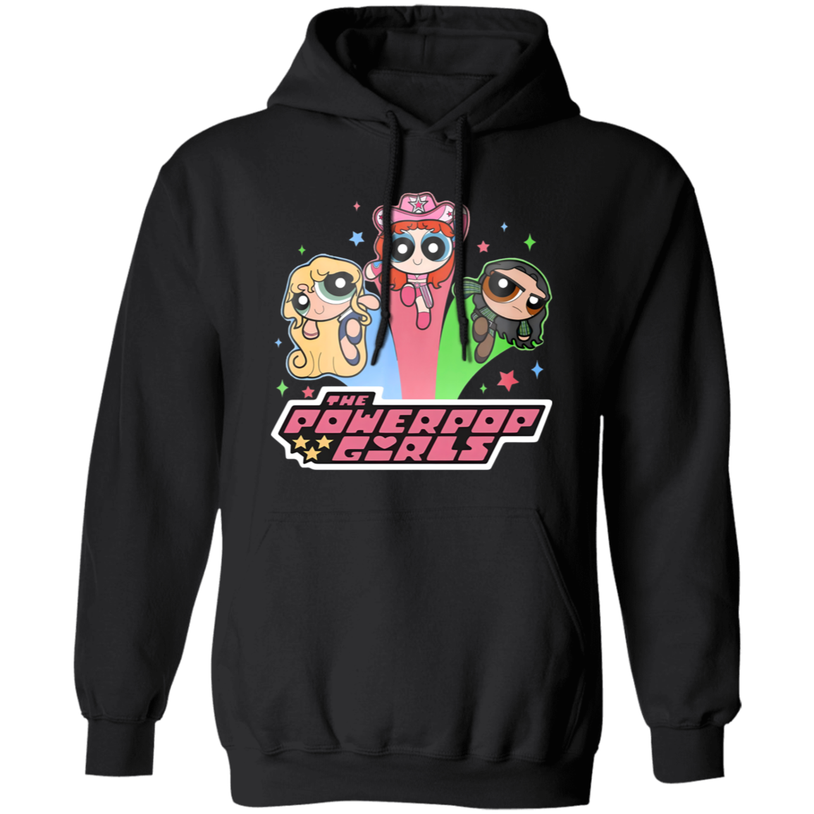 Powerpop Girls Gildan Pullover Hoodie - ID30082412