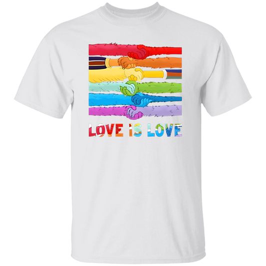 Lgbt Pride Love Is Love The Muppet Sesame Street Gay Pride  T-Shirt