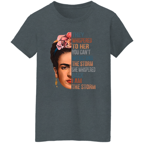 I Am The Storm Frida Kahlo Painter Art Vintage T-Shirt - WOMEN