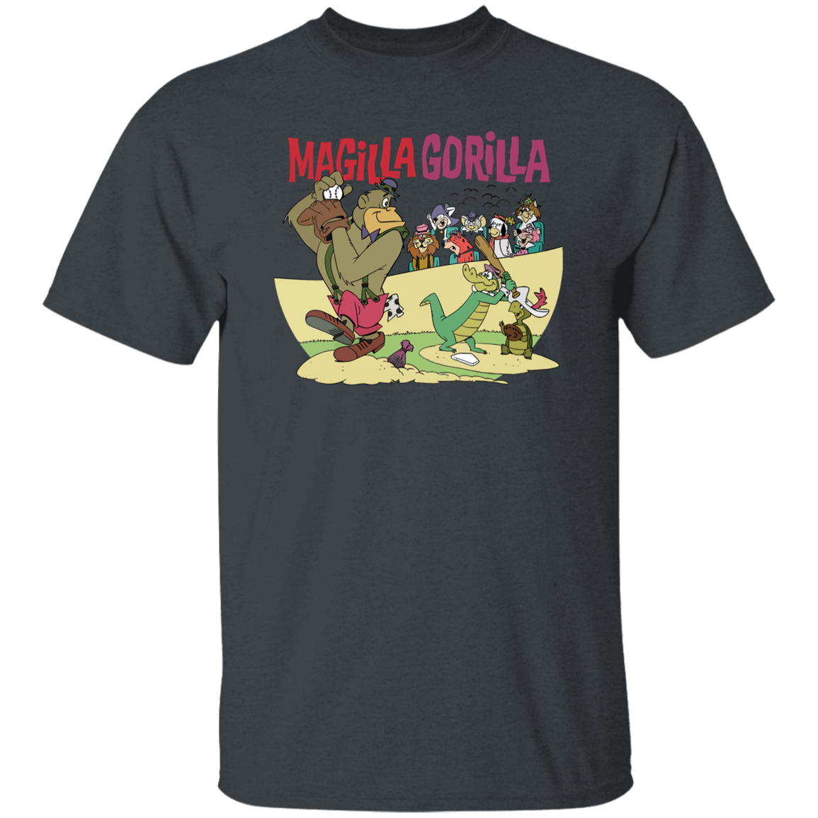 G500 5.3 oz. T-Shirt Tribute To Magilla Gorilla Cartoon Show From The 1960s T-Shirt