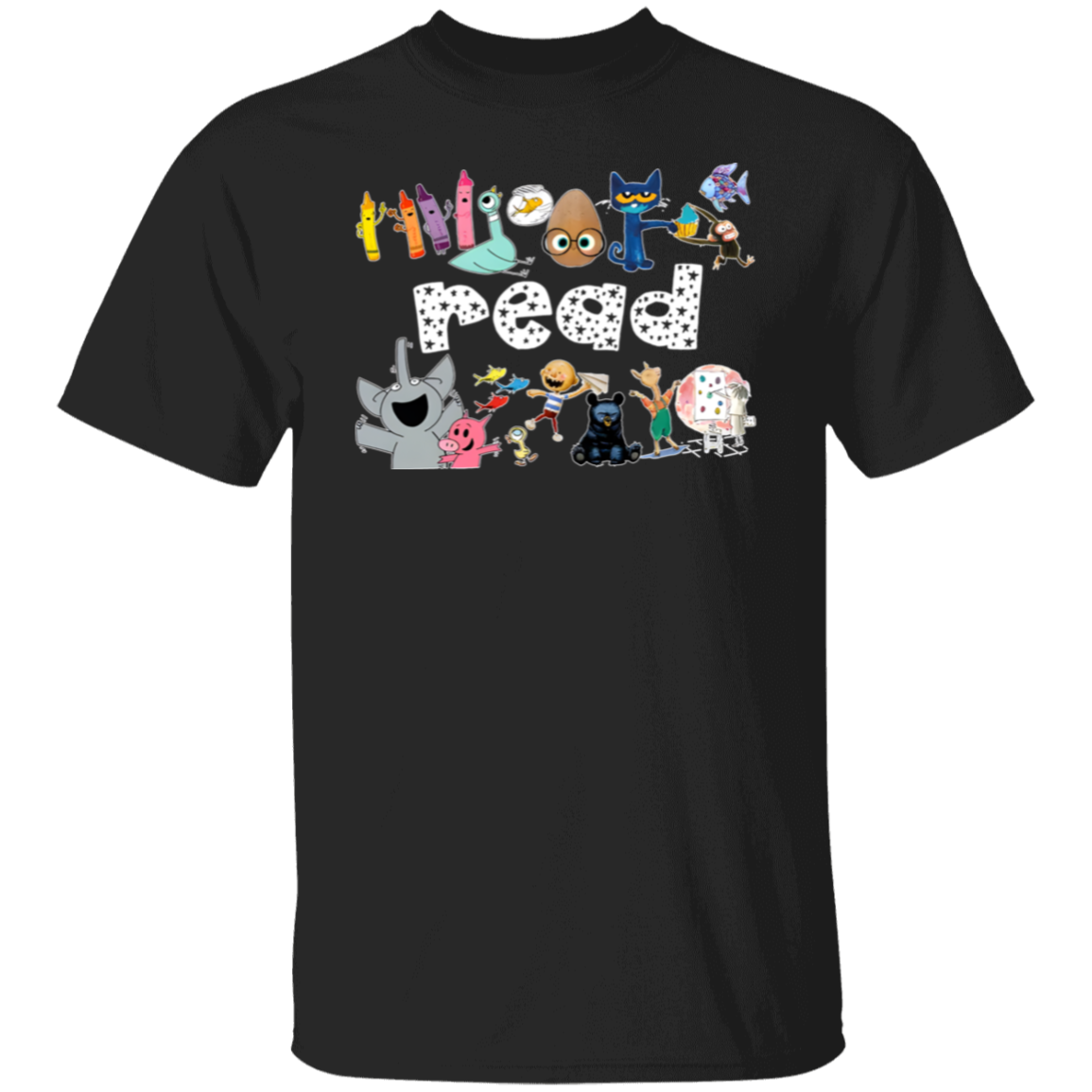 Read Children's Books Teacher T-Shirt - lapicta
