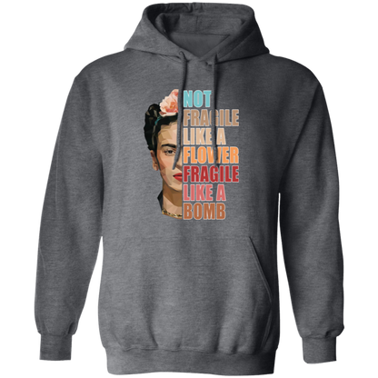 Not Fragile Like A Flower Fragile Like A Bomb Funny Vintage G185 Pullover Hoodie - lucy - 88753461