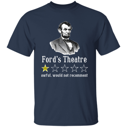 Ford's Theatre Awful Would Not Recommend Teacher Vintage Unisex  T-Shirt - letter