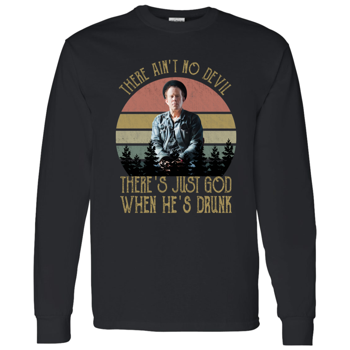 G540 LS T-Shirt 5.3 oz.  Vintage Retro Tom Waits Music Icons Classic T-Shirt