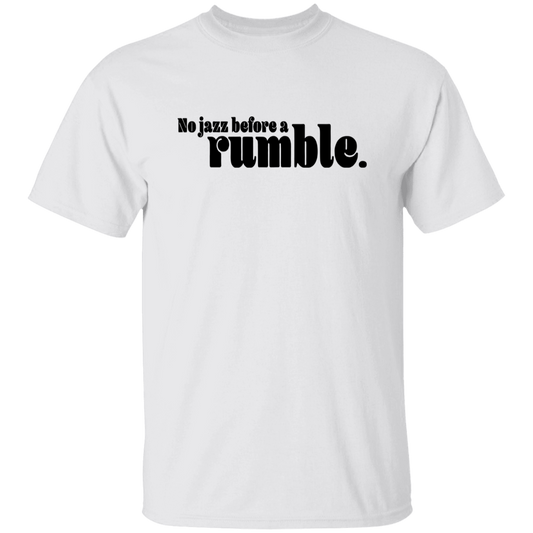 No Jazz Before A Rumble Funny Literature Teacher Vintage T-Shirt