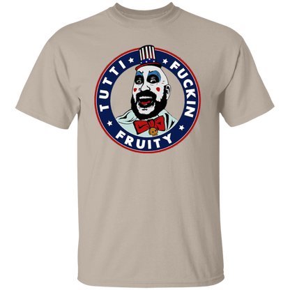 Captain Spaulding Tutti Fuckin Fruity Horror Halloween Vintage T-Shirt - leleart