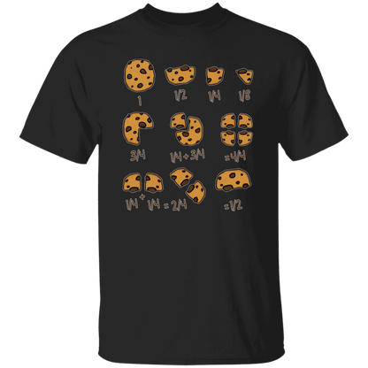 Cookie Fractional Numbers Math Teacher T-Shirt - CDCraft