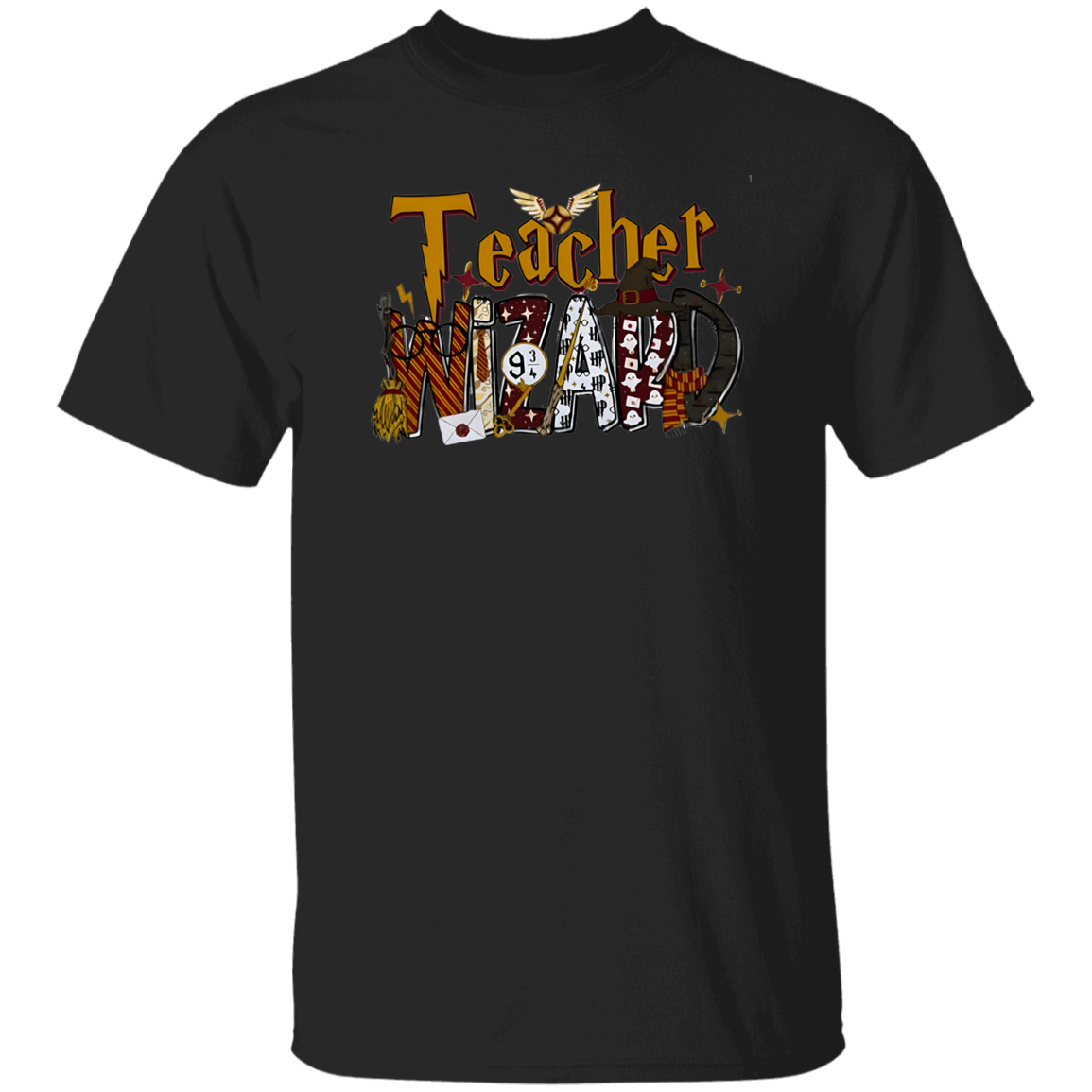 Teachr Wizard Magic School Vintage  T-Shirt