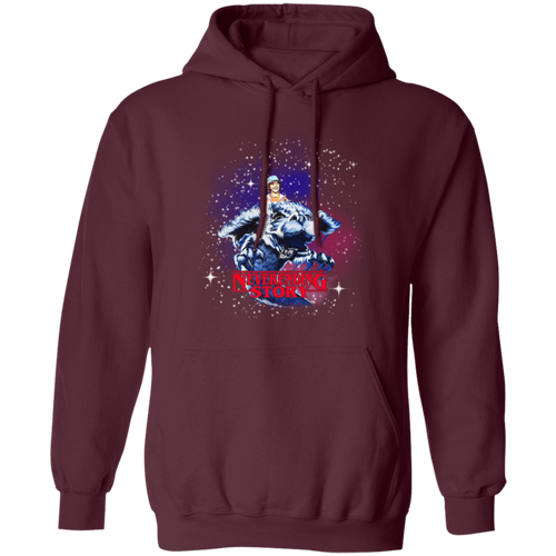 Stranger Things Dustin Neverending Story Vintage Gildan Pullover Hoodie