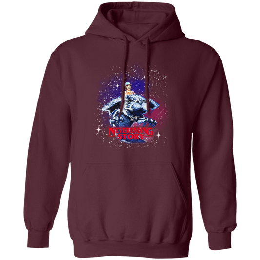 Stranger Things Dustin Neverending Story Vintage Gildan Pullover Hoodie