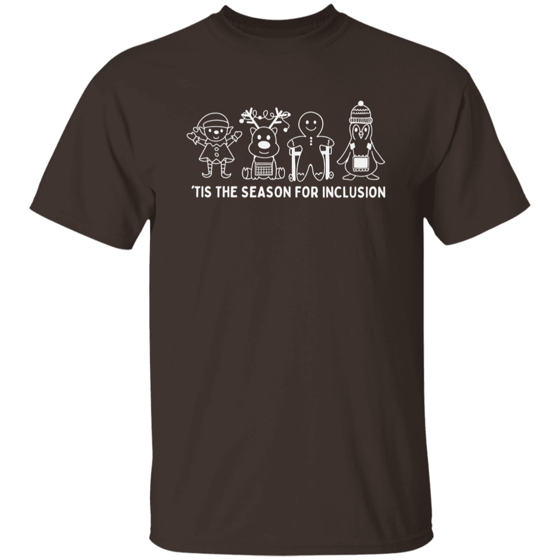 Tis The Season For Inclusion Teacher Vintage T-Shirt