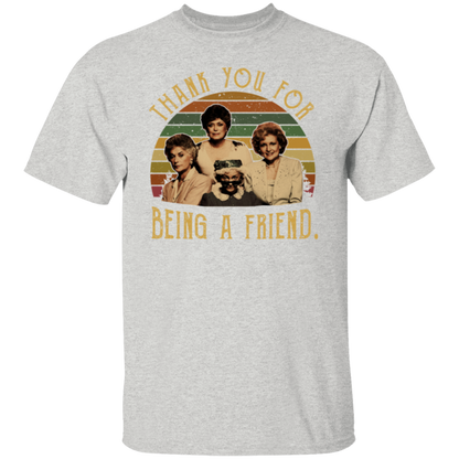 The Golden Girls Thank You For Being A Friend 80s Vintage Sunset T-Shirt - leleart