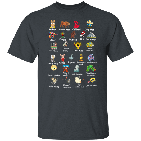 Children's Book Alphabet Vintage Unisex T-Shirt - letter