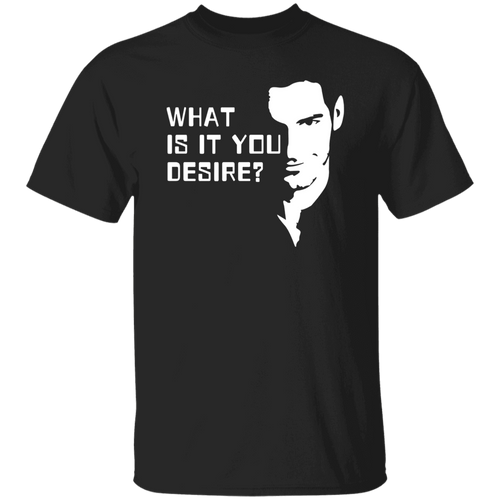Lucifer Morningstar What Is It You Desire Vintage T-Shirt